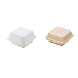 JF23-HB004-007 pulp clamshell for hamburgers