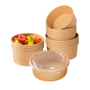 JF18-050B series brown kraft paper salad boxes