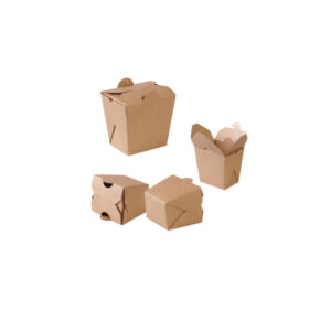 JF18-060 series brown kraft paper square noodle boxes