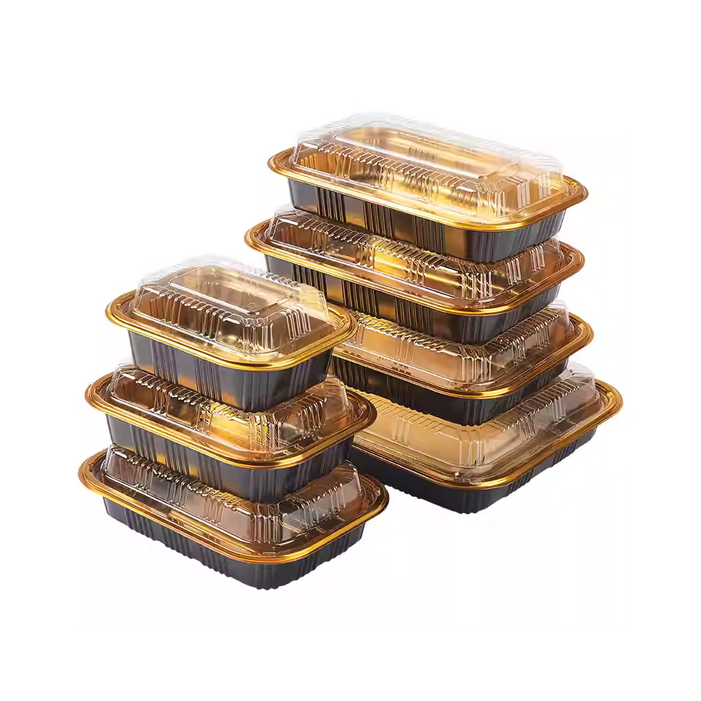 JF25-805-40 golden disposable plastic containers