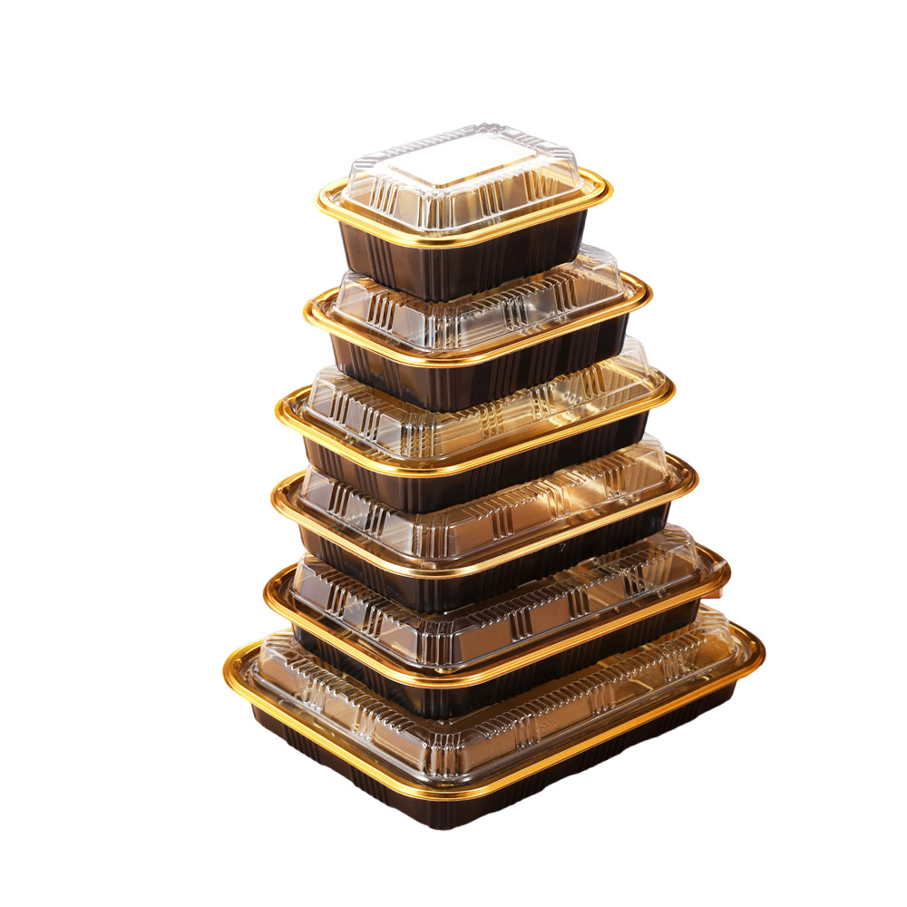 JF25-805-40 golden disposable plastic containers - Image 2