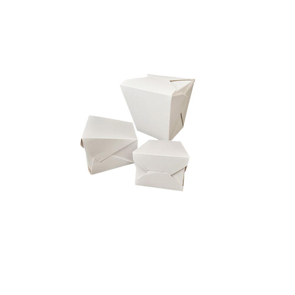 JF18-060 series white kraft paper square noodle boxes