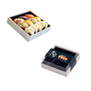 S150-155 disposable wooden sushi/cake containers