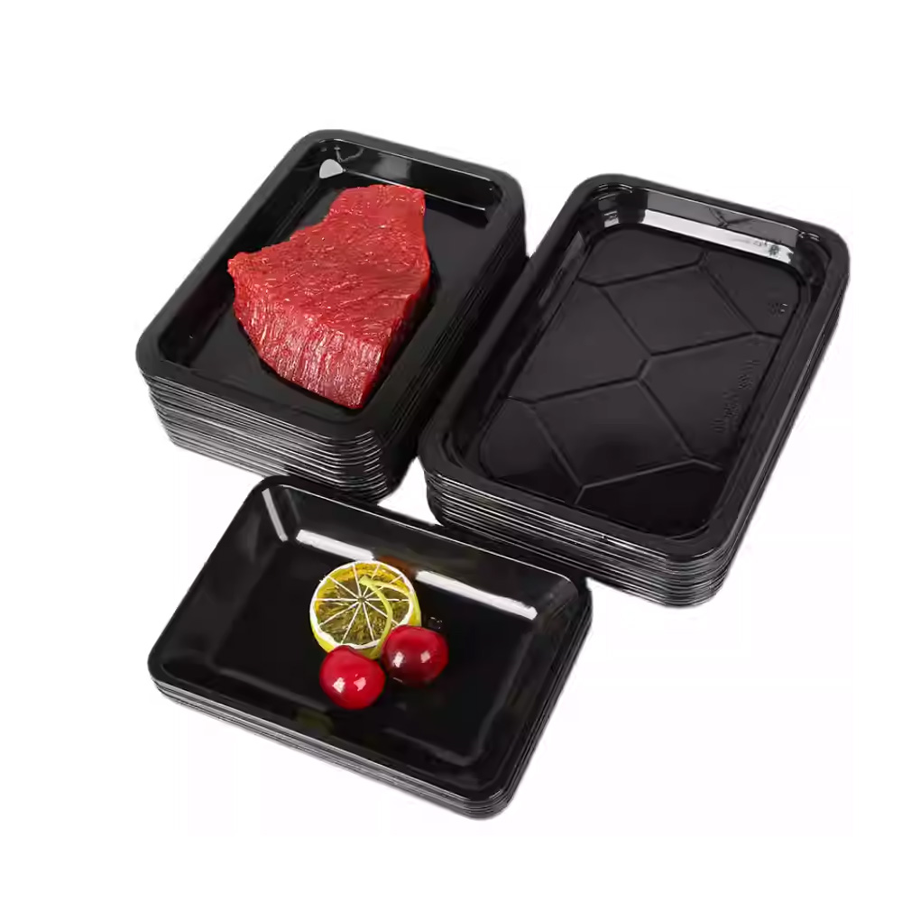 JF25-1813-4022 all black plain disposable trays - Image 3