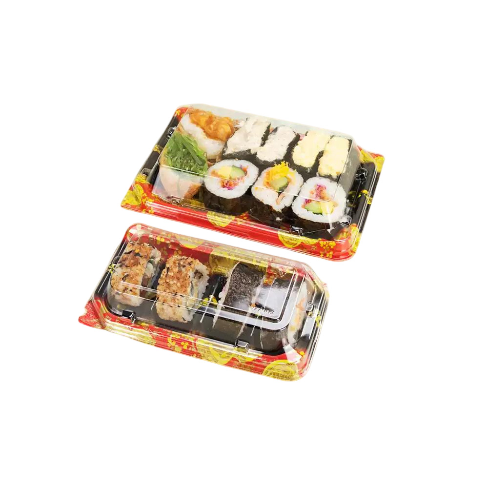 JF25-1811-3411 sanzhuo printed sushi trays with lids - Image 3