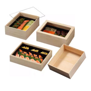 P1814-4132 wooden sushi containers