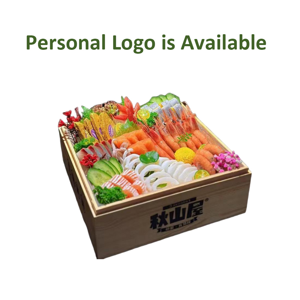 P1814-4132 wooden sushi containers - Image 5