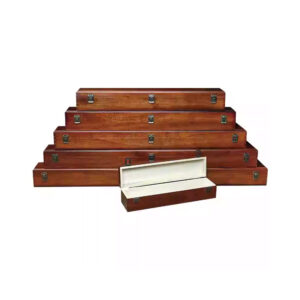 P36090-100070 slender wooden vintage containers with flip lids