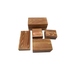 P9050-300100 vintage wooden containers with pull out lids