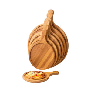 P150-360 bamboo round pizza plates