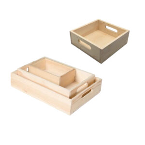 P220110-48090 wooden containers and trays with handles