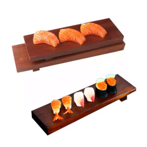 P25027-50027 wooden high-low vintage trays