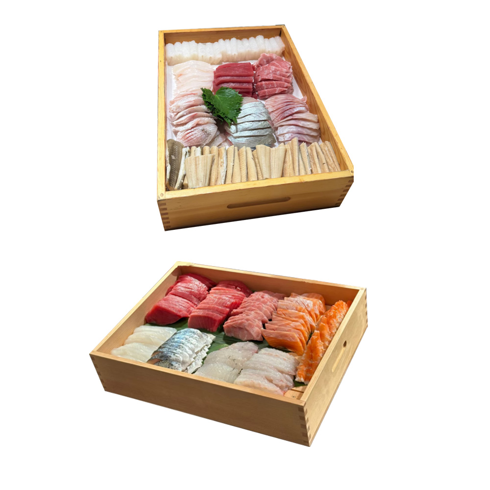 P31078-50078 wooden containers and trays with handles and acrylic inner trays - Image 2