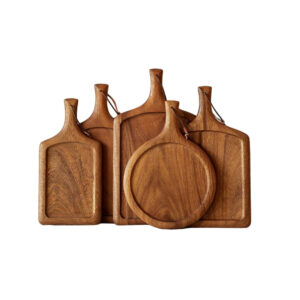 P19015-45015 wooden vintage plates