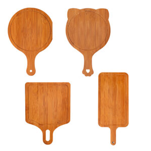 P22010-42010 bamboo vintage plates with handles