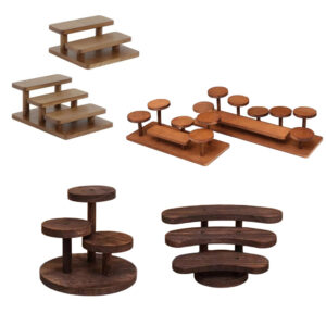 P18075-560180 wooden vintage step stands