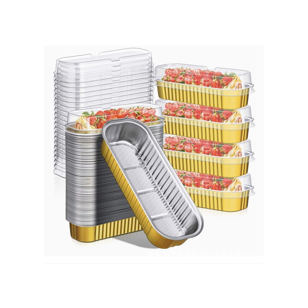 JF21-AG0806-4325 Aluminum Foil Golden Oval Containers
