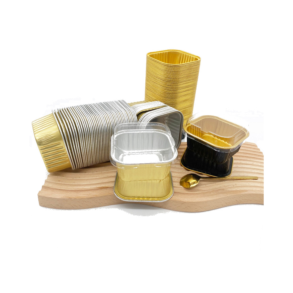 JF21-AG6262-1413 Aluminum Foil Golden Bakery Containers - Image 2