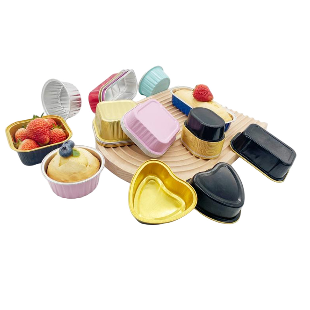 JF21-AG6262-1413 Aluminum Foil Golden Bakery Containers